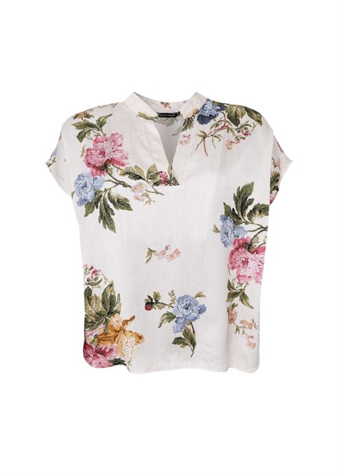 BLACK COLOUR BLUSE, BCZALINA SS BLOUSE, CREME